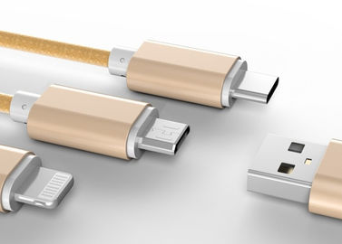 중국 유형 C/마이크로 컴퓨터/8개의 Pin 케이블을 가진 1마리의 USB Li 이온 배터리 충전기에 대하여 다채로운 3 협력 업체