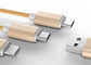 유형 C/마이크로 컴퓨터/8개의 Pin 케이블을 가진 1마리의 USB Li 이온 배터리 충전기에 대하여 다채로운 3 협력 업체